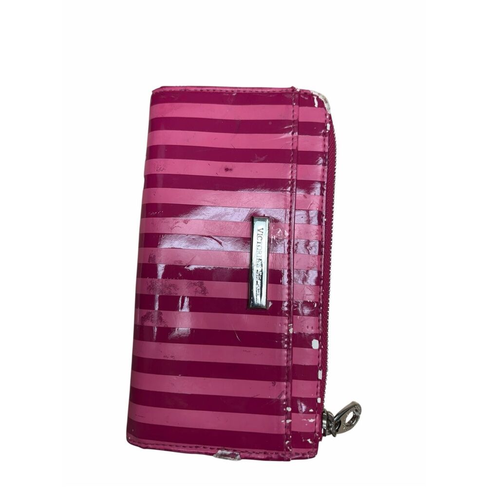 Victoria’s Secret Faux Leather zip around wallet classic edition some wear and p